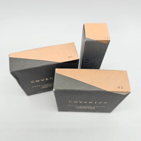 Cover Fx Total Cream Foundation (M1, M2) and Longwear Concealer (L3) - Picture 2 of 13